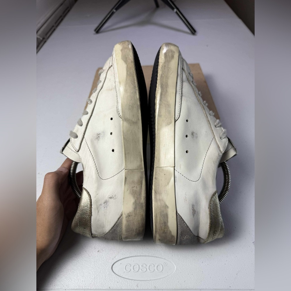 Golden Goose Leather Printed
Sneakers - White Sneakers, Shoes Sz 42 / US 9 - Picture 12 of 16